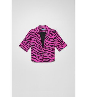 Chaqueta croped atipica
