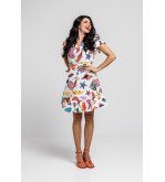 Vestido pez corto