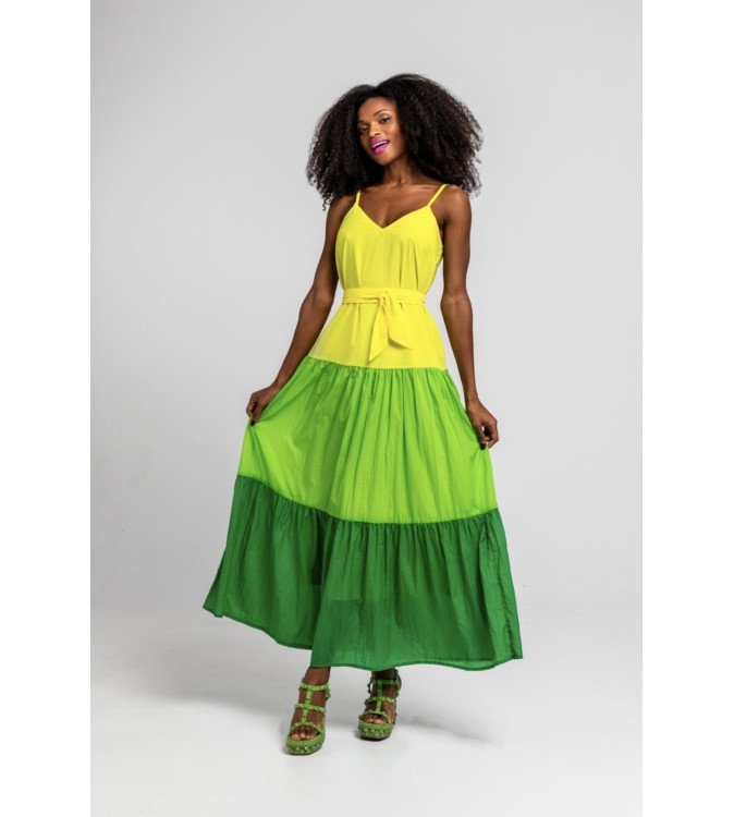 Vestido multicolor
