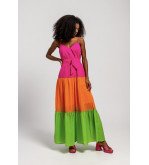 Vestido multicolor