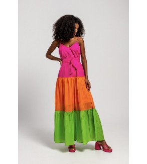 Vestido multicolor