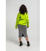 Suéter tejido verde con estampado de ojo estilo pop art Love Yourself