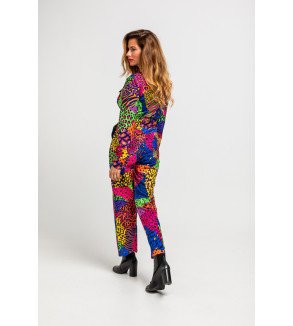 Mono estilo aviador de estampado variado animal print Caótica