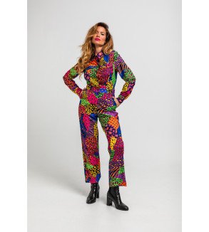 Mono estilo aviador de estampado variado animal print Caótica