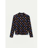 Camiseta de manga larga con estampado de corazones multicolor Potpourri – Compañía Fantástica