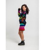 Falda de punto multicolor con rayas – Lolina We Are Connected