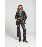 Blazer con estampado de Bowie y rayos eléctricos – Lolina Let’s Dance