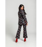 Blazer con estampado de Bowie y rayos eléctricos – Lolina Let’s Dance