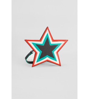 Bolso en forma de estrella con diseño Bowie multicolor – Lolina Starwoman