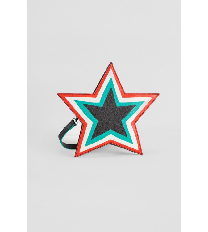 Bolso en forma de estrella con diseño Bowie multicolor – Lolina Starwoman