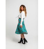 Falda grunge con estampado de estrellas y rayo Bowie – Lolina Starwoman