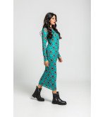 Vestido de tul entallado con estampado de estrellas Bowie – Lolina Starwoman