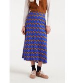 Falda midi estampado corazones rojos – Compañía Fantástica Heart Attack