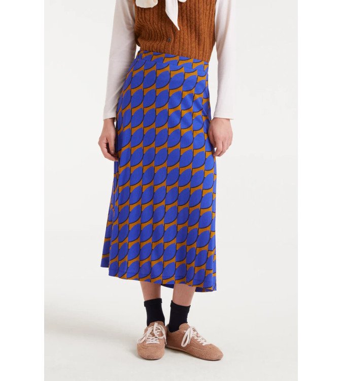 Falda midi estampado corazones rojos – Compañía Fantástica Heart Attack