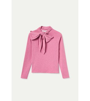 Jersey rosa con lazada al cuello – Compañía Fantástica