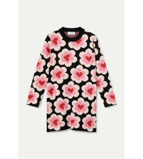 Vestido corto jacquard estampado SweetHeart – Compañía Fantástica