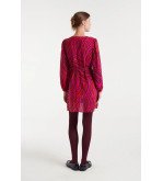 Vestido corto crepé ligero estampado Fedora – Compañía Fantástica