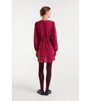 Vestido corto crepé ligero estampado Fedora – Compañía Fantástica