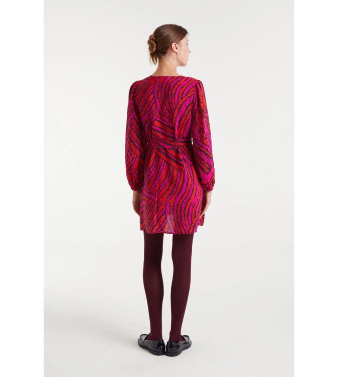 Vestido corto crepé ligero estampado Fedora – Compañía Fantástica