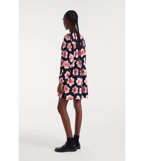 Vestido corto con estampado Sweetheart