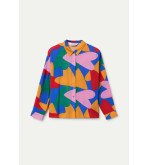 Camisa crepé ligero con estampado Cupido