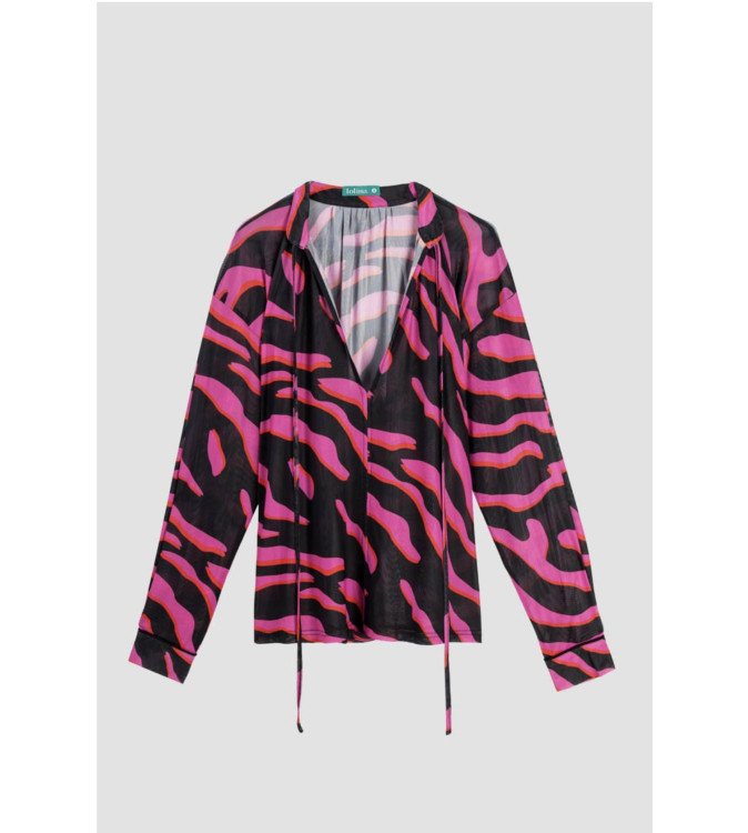 Blusa de gasa